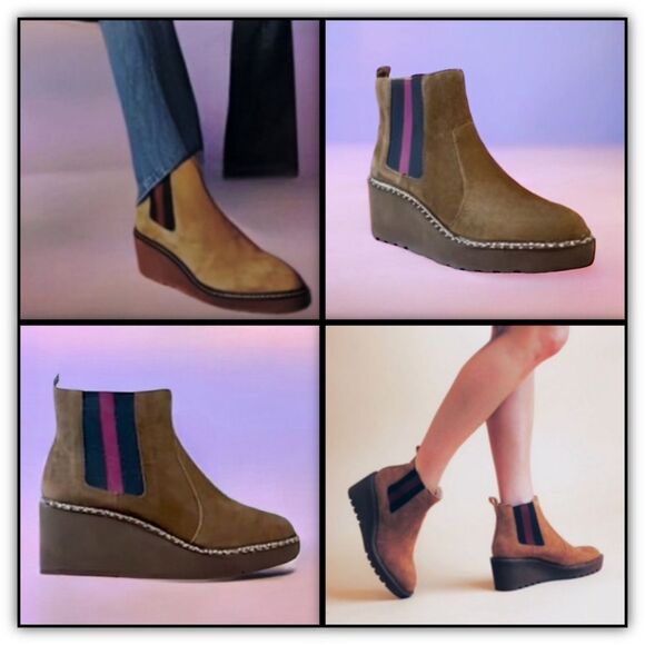 Cecelia New York Gemma Suede Boots in Brown - Picture 5 of 14